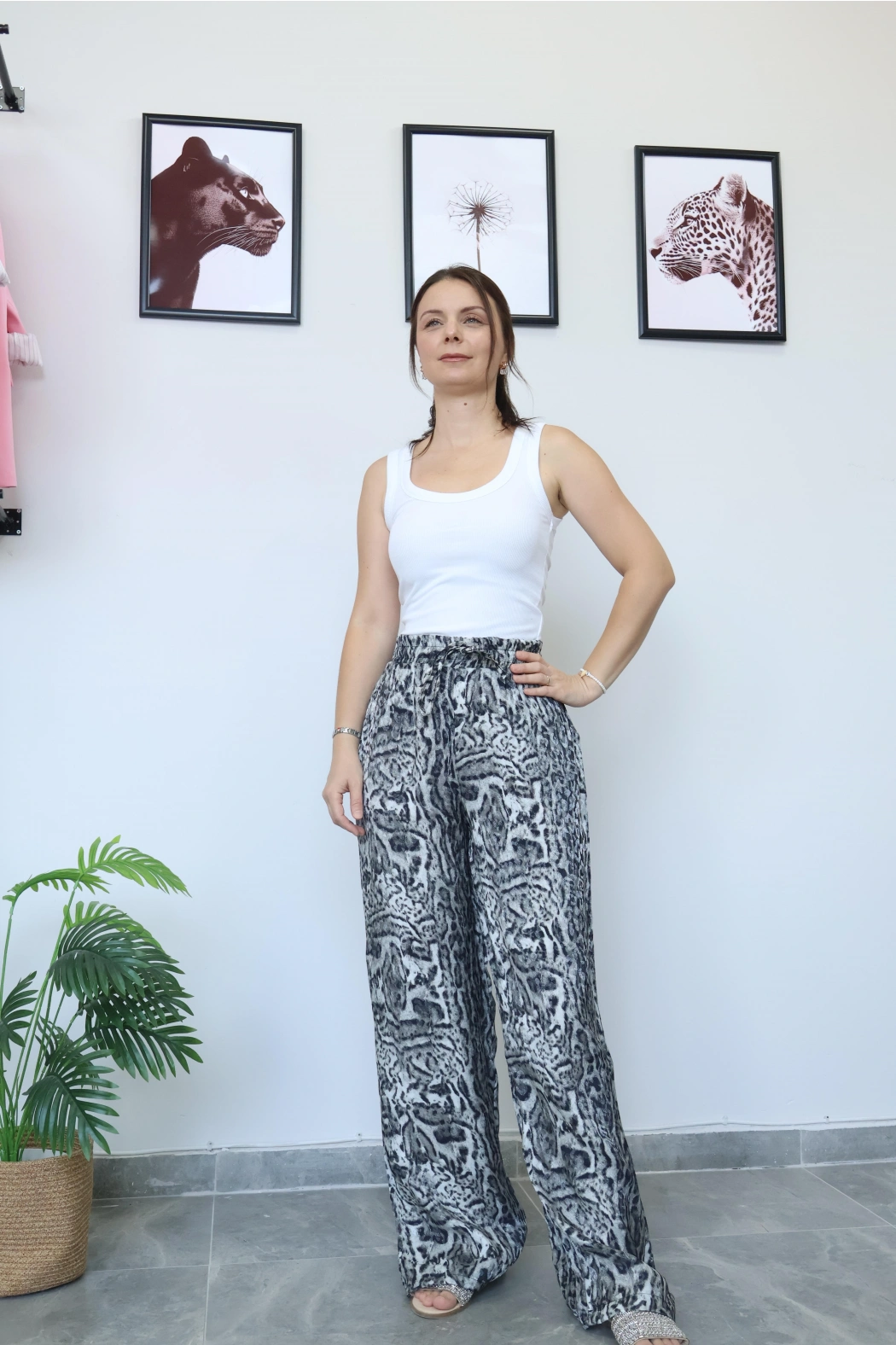 Leopar Salaş Pantolon