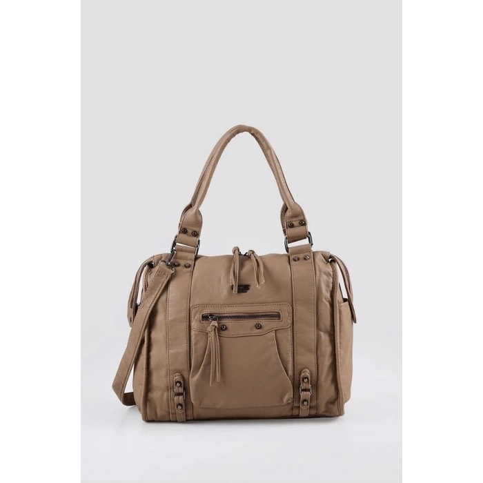 Abga Vizon Cilt Omuz Çantası