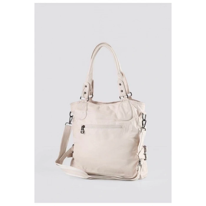 Asin Bej Cilt Omuz Çantası