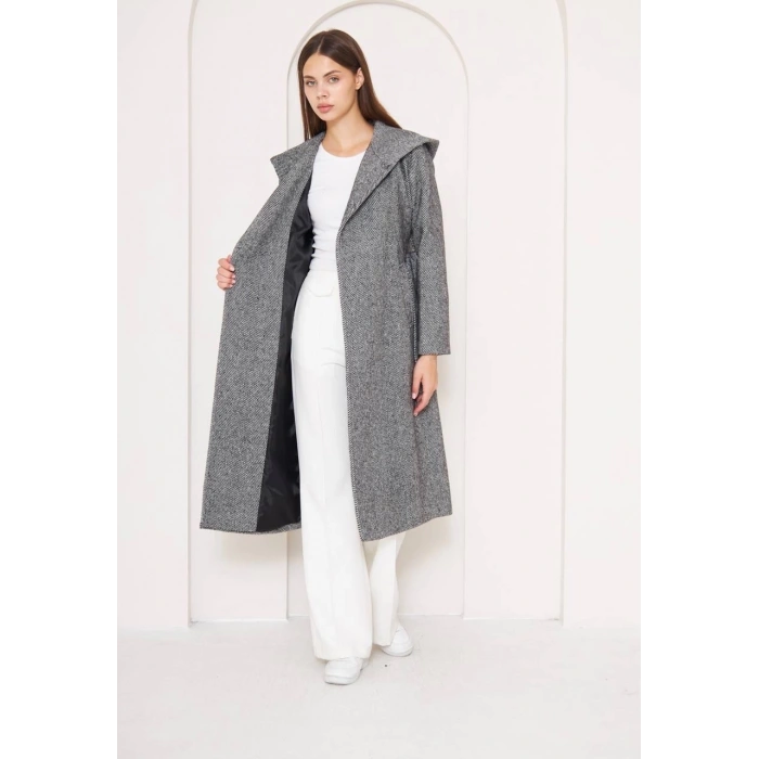 BALIKSIRTI KAPŞONLU KAŞE