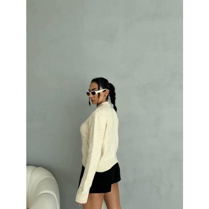 Cepli triko kazak krem