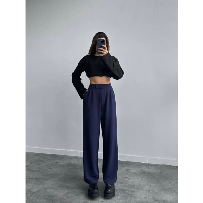 Cırtlı palazzo pantolon