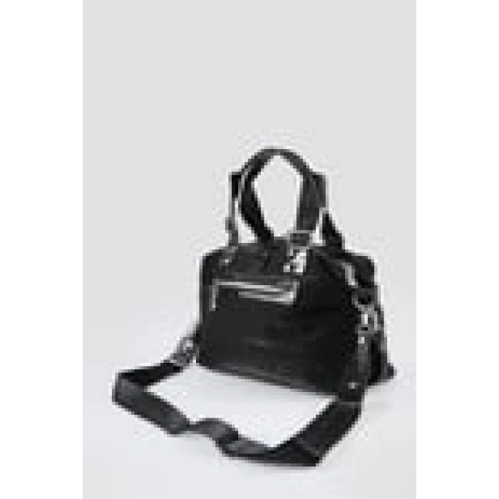 Firy Siyah Cilt Omuz Çantası