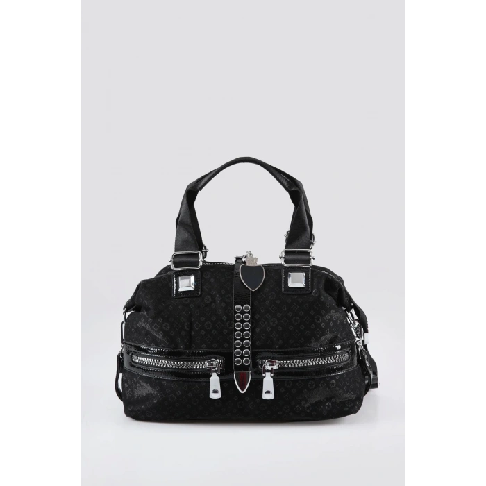 Firy Siyah Cilt Omuz Çantası