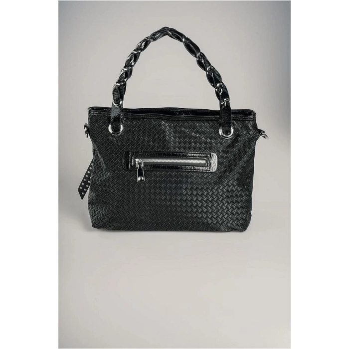 Jaxe Siyah Cilt Omuz Çantası