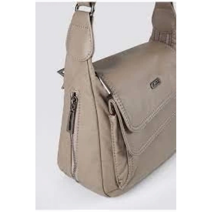 Jelli Vizon Cilt Omuz Çantası