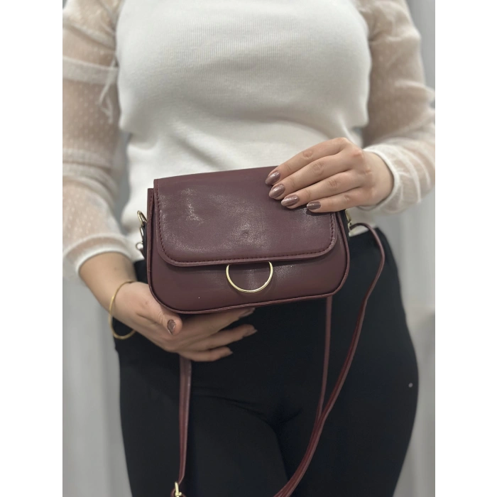 Kahve cilt mossi çanta