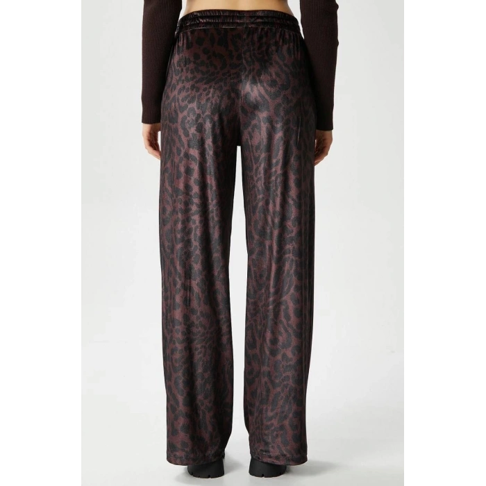 Leopar desen pantolon
