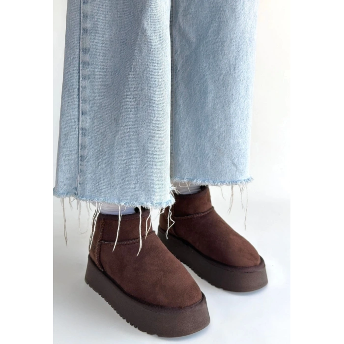 Linne Kahverengi Süet Bot