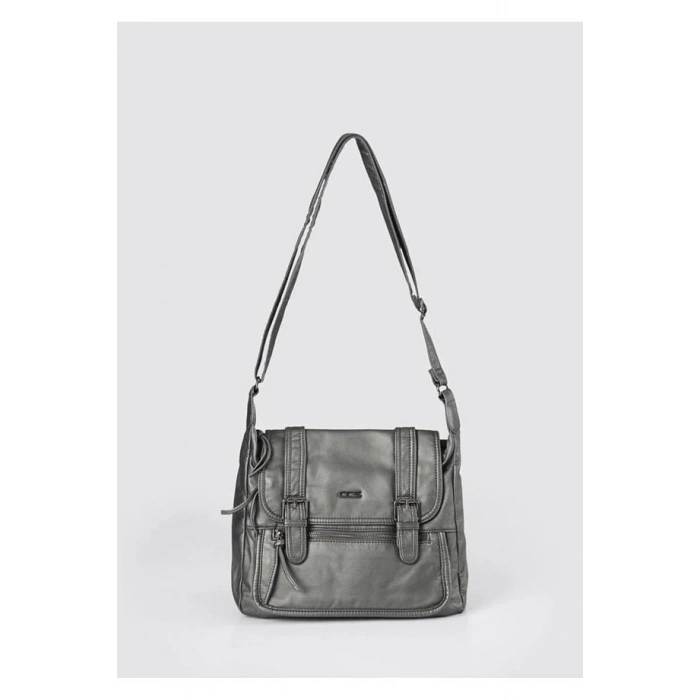 Liye Platin Cilt Omuz Çantası