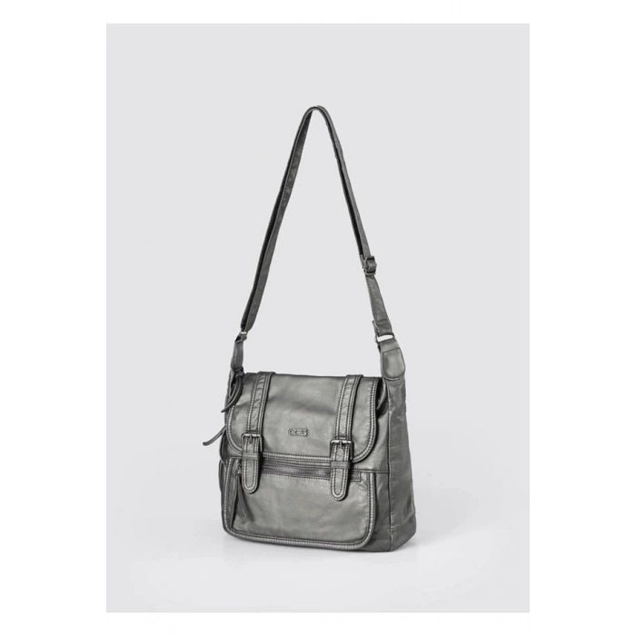 Liye Platin Cilt Omuz Çantası