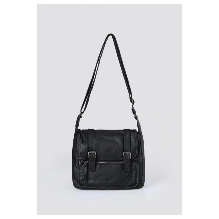 Liye Siyah Cilt Omuz Çantası