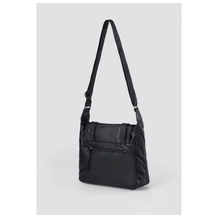 Liye Siyah Cilt Omuz Çantası