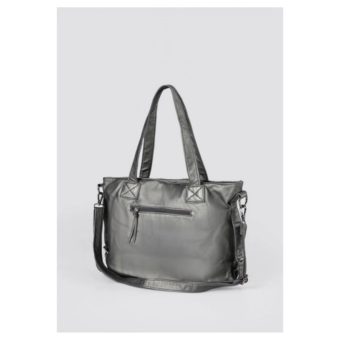 Lonti Platin Cilt Omuz Çantası