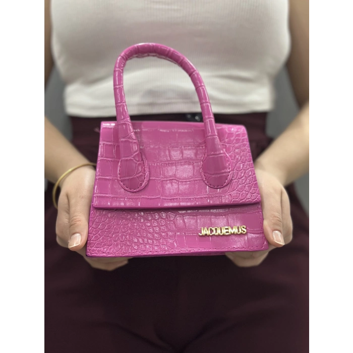 Luxe pembe cilt çanta