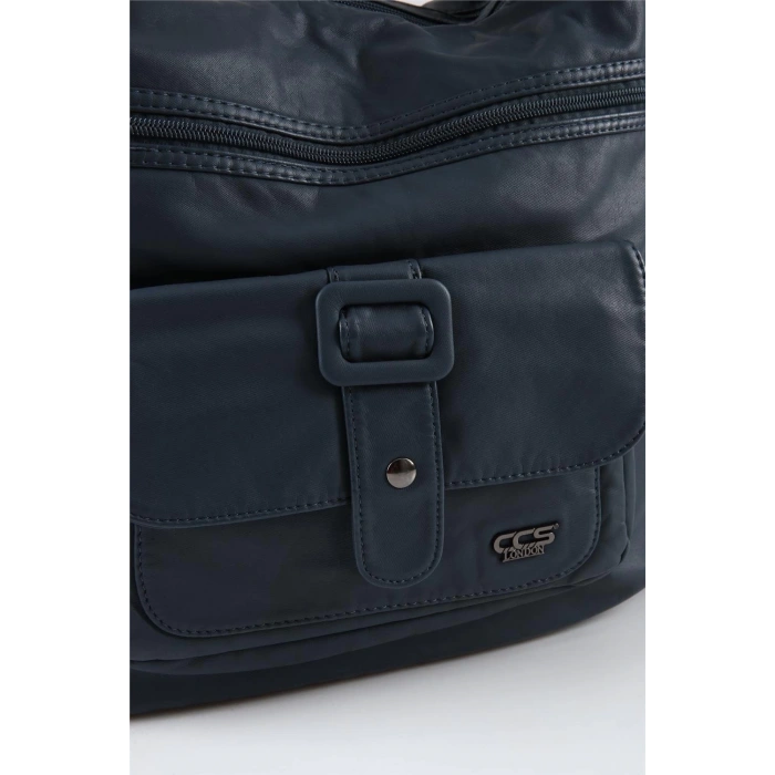 Mower Mavi Cilt Omuz Çantası