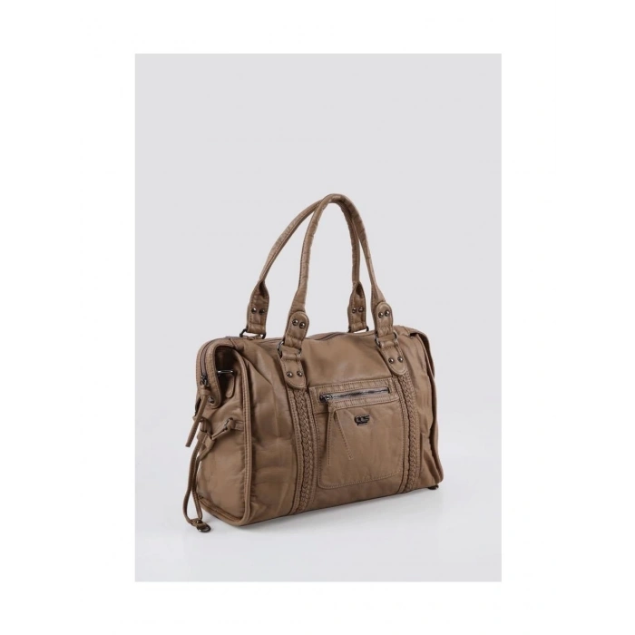 Muert Vizon Cilt Omuz Askılı El Çantası