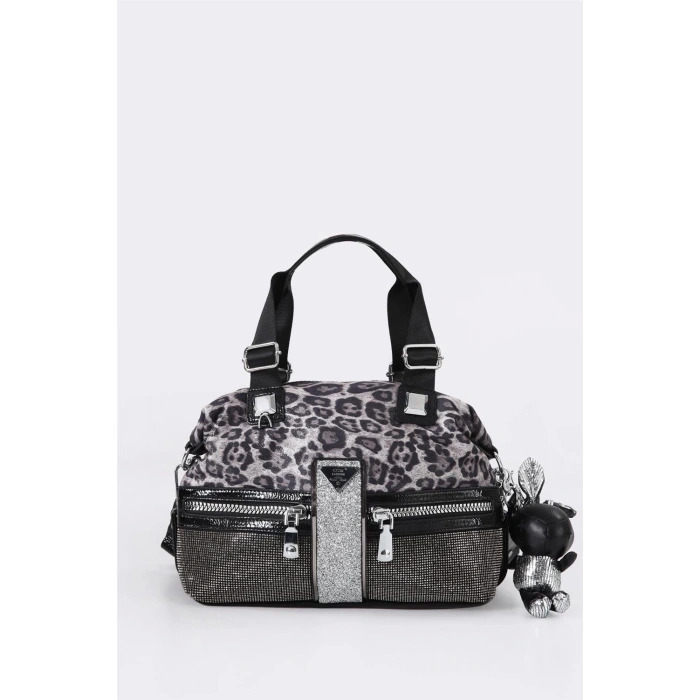 Olza Siyah Cilt Omuz Çantası