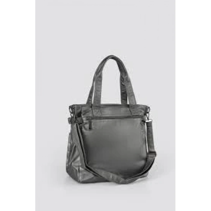 Opey Gri Cilt Omuz Çantası