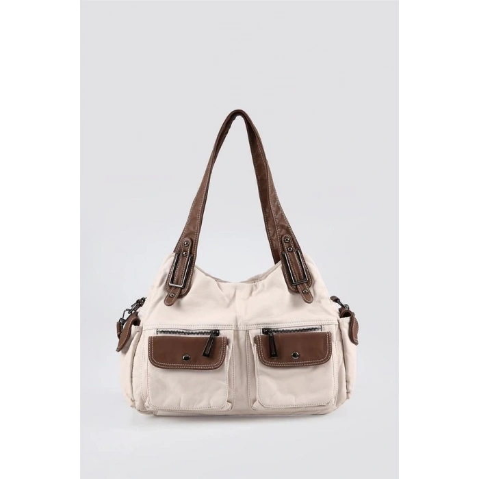 Oten Bej Cilt Omuz Çantası