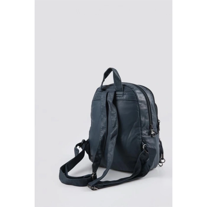 Owert Siyah Cilt Sırt Çantası