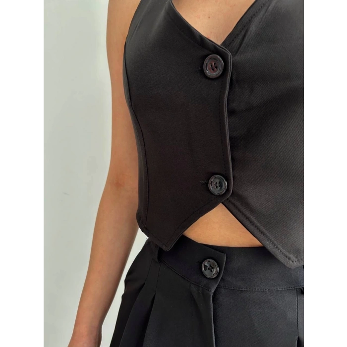 Palazzo pantolon siyah s23211