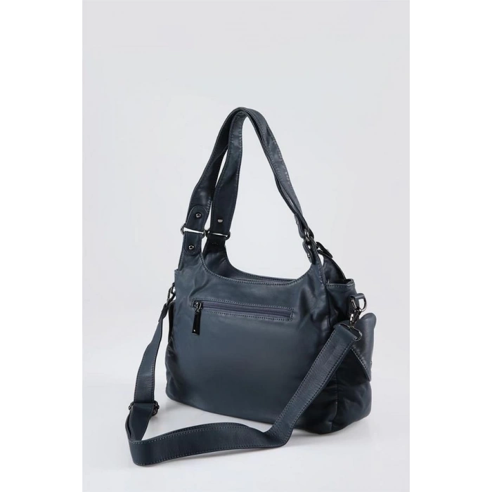 Pyser Mavi Cilt Omuz Çantası