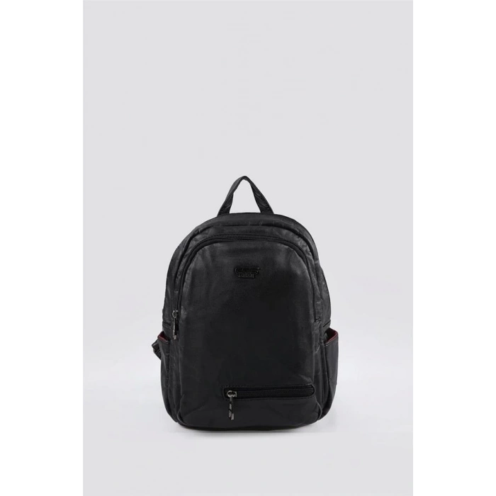 Rior Siyah Cilt Sırt Çantası