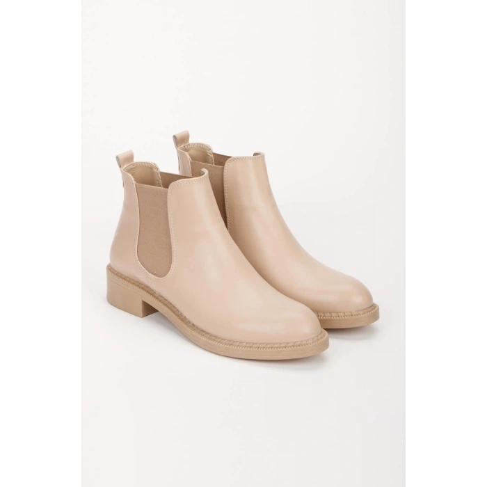 Seend Nude Cilt Topuklu Bot