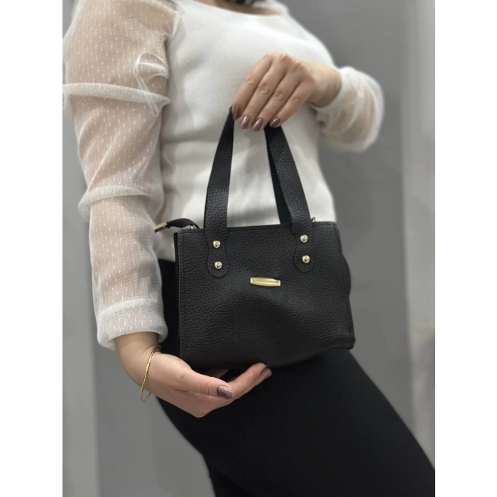 Siyah cilt limoe çanta