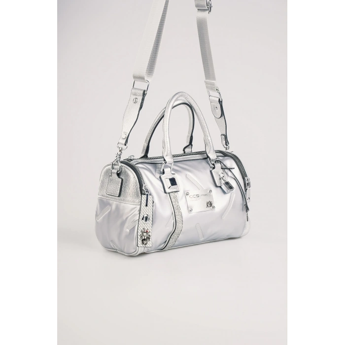 Stella Gri Cilt Omuz Çantası