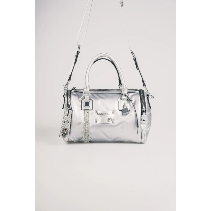 Stella Gri Cilt Omuz Çantası