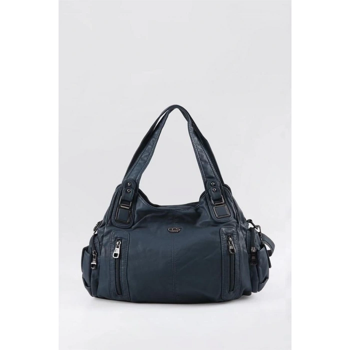 Tiwe Mavi Cilt Omuz Çantası