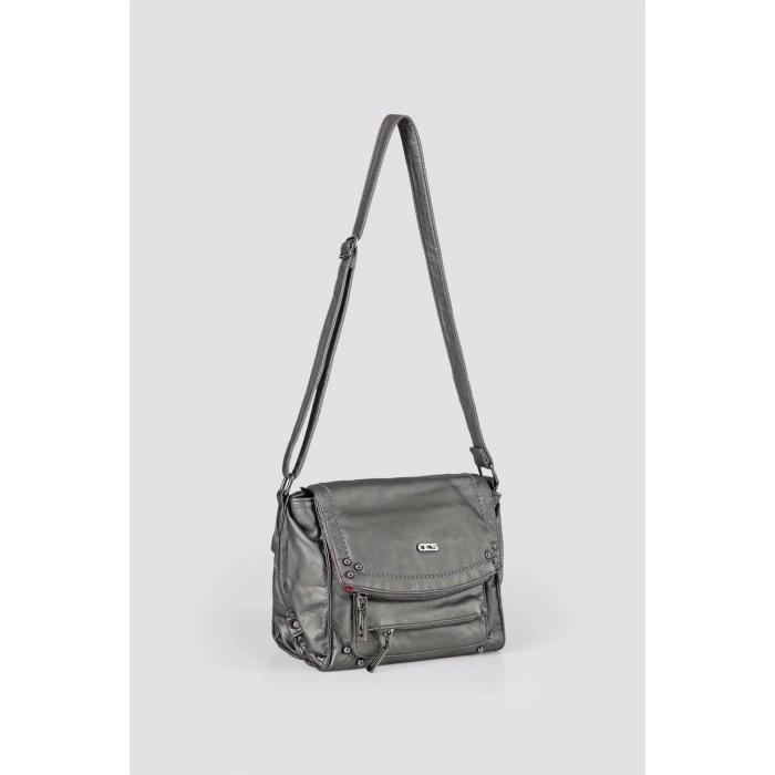 Witer Platin Cilt Omuz Çantası