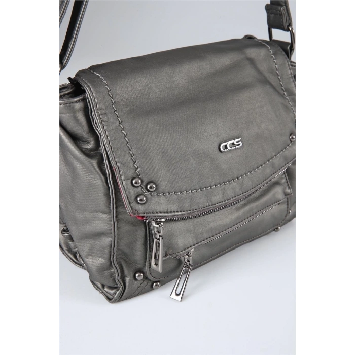 Witer Platin Cilt Omuz Çantası