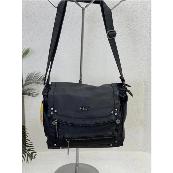 Witer Siyah Cilt Omuz Çantası