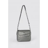 Jelli Gri Cilt Omuz Çantası