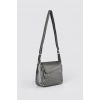 Jelli Gri Cilt Omuz Çantası