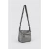 Jelli Gri Cilt Omuz Çantası