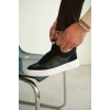 KB-010 Kuback Siyah Cilt Günlük Erkek Ayakkabı