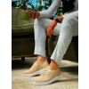 KB-101 Kuback Bej Triko Bağcıklı Günlük Erkek Ayakkabı
