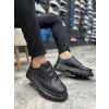 KB-703 Kuback Kömür Cilt Lastikli Günlük Erkek Ayakkabı