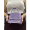 luxe lila cilt çanta