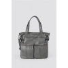 Opey Gri Cilt Omuz Çantası