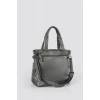 Opey Gri Cilt Omuz Çantası