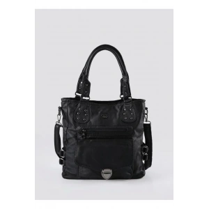 Asin Siyah Cilt Omuz Çantası