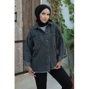 Cepli Kot Ceket Siyah