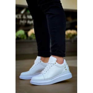 KB047  Kuback Beyaz Cilt Günlük Erkek  Ayakkabı