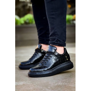 KB047  Kuback Kömür Crocodile Günlük Erkek  Ayakkabı