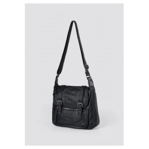 Liye Siyah Cilt Omuz Çantası